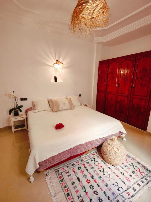 Taghazout surf villa exterior with ocean view