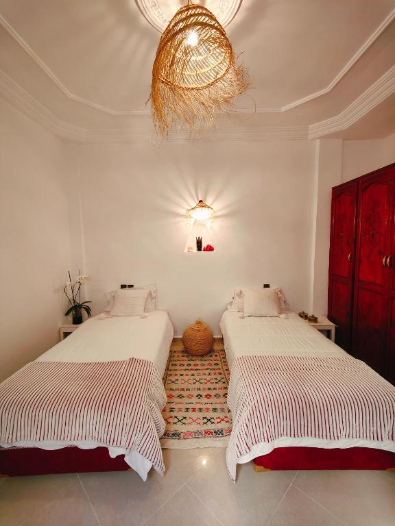 Garden courtyard in traditional Moroccan style